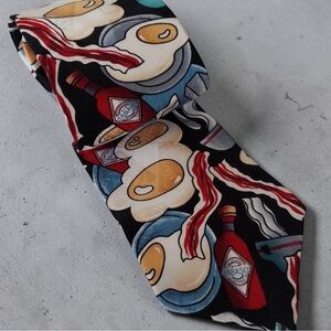 Tabasco Necktie Breakfast Tabasco Eggs And Bacon Tie